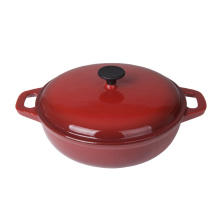 Chef Enamel Cast Iron Shallow Casserole